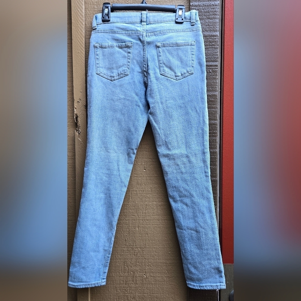 Cat & Jack Girls Sky Blue Skinny Jeans - Picture 4 of 5